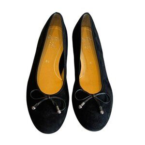 ARA Sardinia womens black suede ballet flats US size 9.5 EU Size 40 Ara Size 6.5